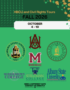 Fall 2026 Tours: October 4-10